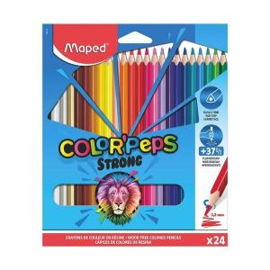 Цветни моливи Maped Strong 24 цвята